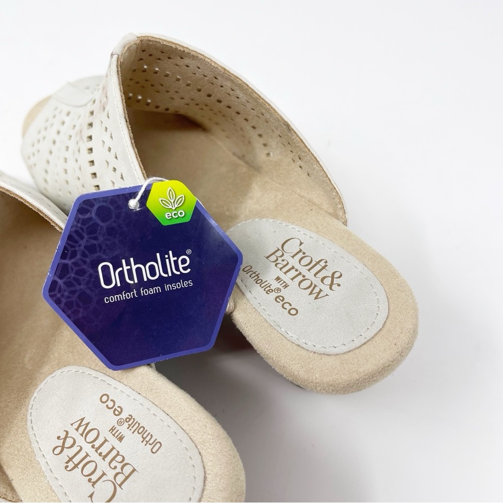 Croft & Barrow Bergamot Women's Wedge Slide Sandals Size 6 - Picture 8 of 12